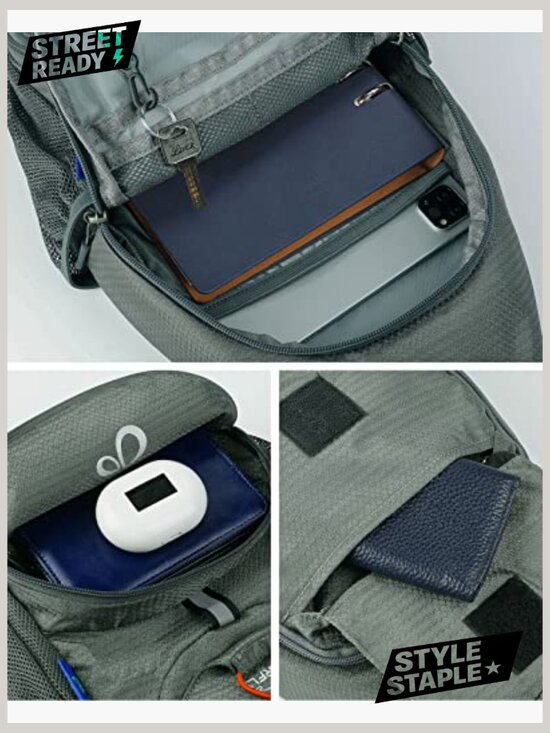 Lightweight Packable Crossbody Sling Backpack Daypack Hiking Travel main image 4
